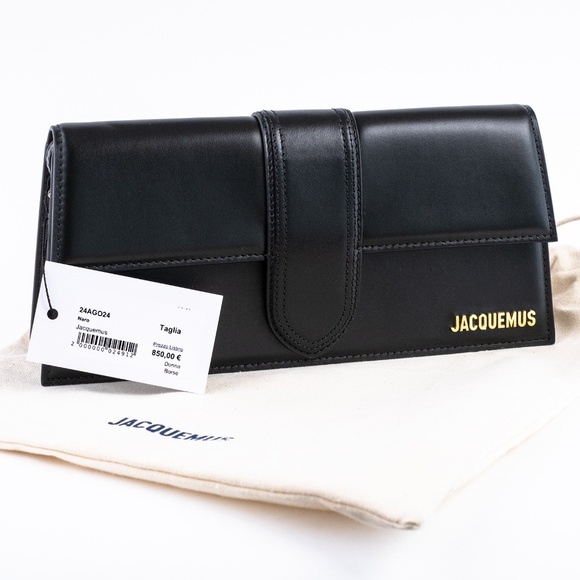 JACQUEMUS The long Bambino LES CLASSIQUES Women Black New Authentic $1190 - Picture 11 of 14